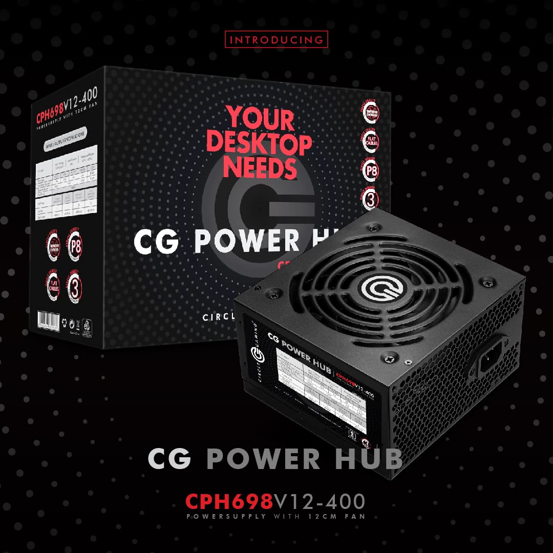 Circle Power Supply | CPH698 V12-400 |12 CM Temperature Controlled Ultra Quiet Fan - Image 2