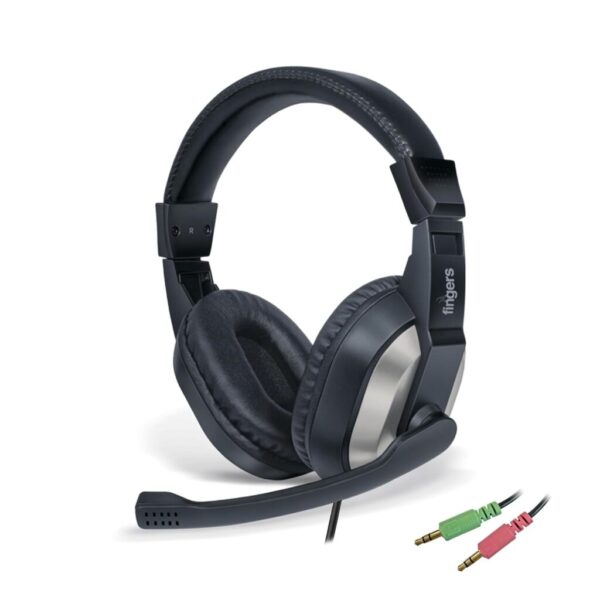 FINGERS F10 Wired Headphone On-Ear with Built-in Adjustable Mic