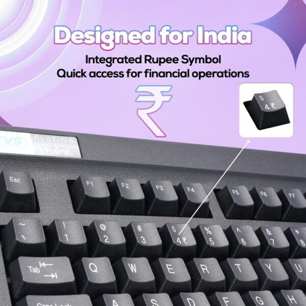 TVS ELECTRONICS Platina Wireless Mechanical Combo (Keyboard, Mouse)